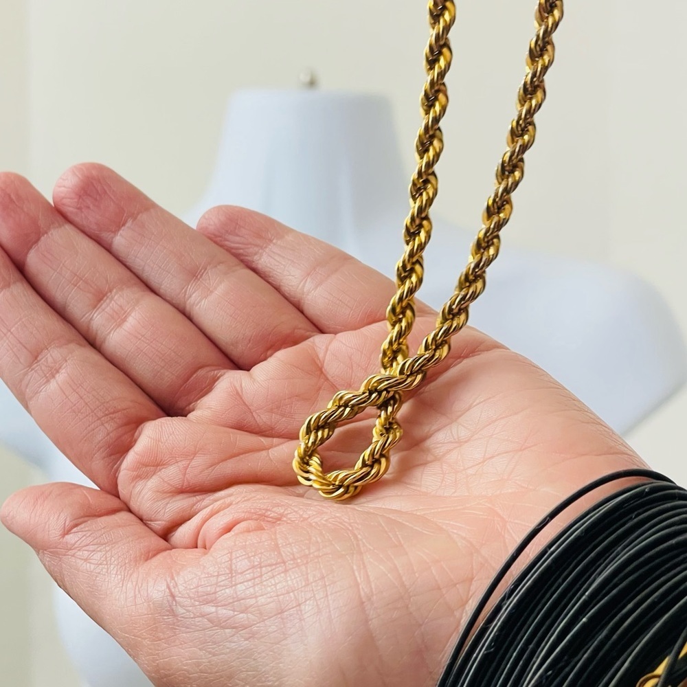 Vintage Monet Rope Chain - Picture 2 of 5